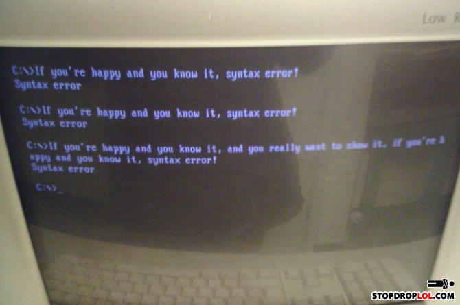 Syntaxerror
