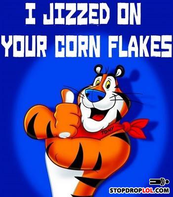 Africa Sexxx Piss in cornflakes