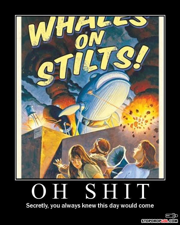 Whales-on-stilts