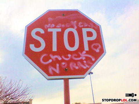Chucknorrisstopsign